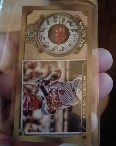 2022 Topps Gypsy Queen Gypsy Gems Minis #GGM-18 Yadier Molina — front