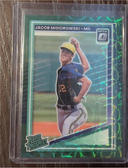 2025 Panini Donruss Optic Rated Prospect #128 Jacob Misiorowski — front
