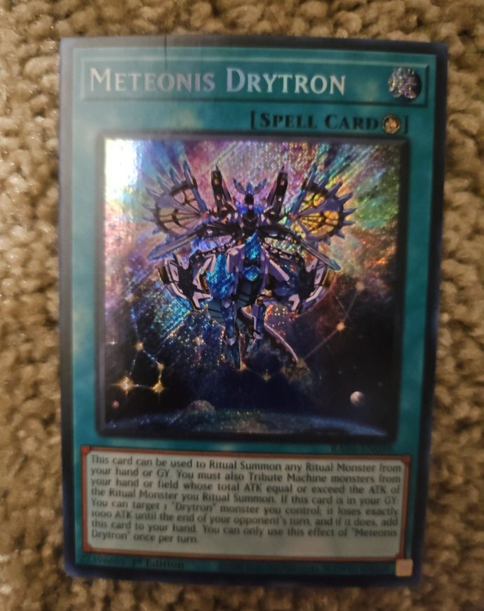 2020 Yu-Gi-Oh! RA04-EN096 Meteonis Drytron — front