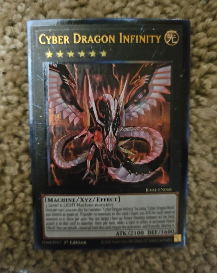 Yu-Gi-Oh! RA04-EN068 Cyber Dragon Infinity — front