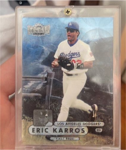 1998 Fleer Metal Universe #23 Eric Karros — front