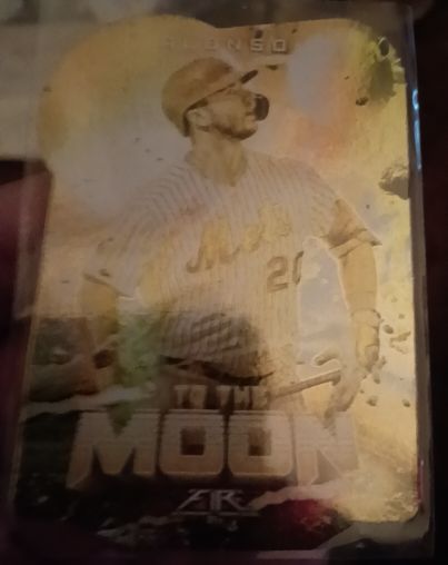 2022 Topps Fire #TTM-11 Pete Alonso To The Moon Gold Minted — front