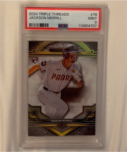 2024 Topps Triple Threads #78 Jackson Merrill — front