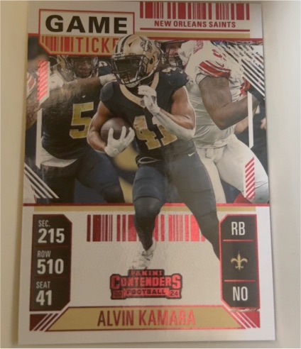 2024 Panini Contenders #71 Alvin Kamara — front