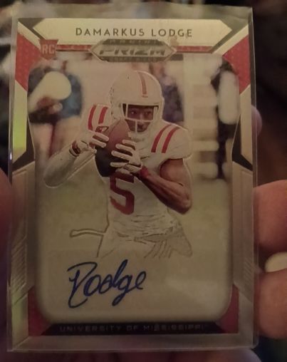 2019 Panini Prizm Draft Picks #189 DaMarkus Lodge — front