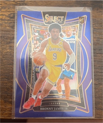 2024-25 Panini Select #90 Bronny James Jr. — front