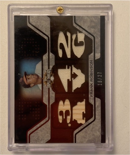2008 Topps Triple Threads #TTR-166 Frank Robinson — front