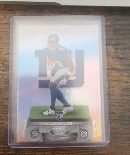 2024 Panini Certified #9 Malik Nabers Rookie Franchise Foundations — front