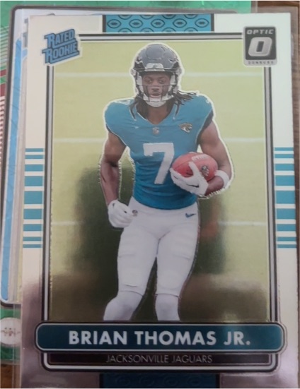 2024 Donruss Optic 2014 Retro Series #12 Brian Thomas Jr. — front