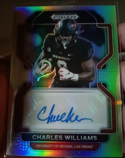 2023 Panini Prizm Draft Picks #RA-CWI Charles Williams — front