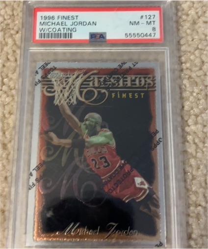 1996-97 Topps Finest #127 Michael Jordan — front