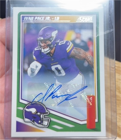 2025 Panini Score #287 Ivan Pace Jr. — front