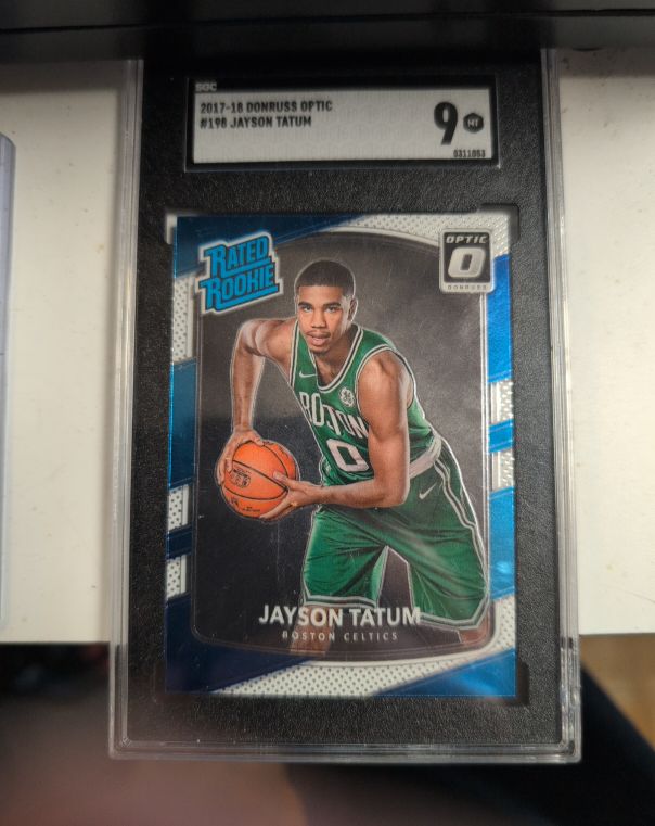 2017-18 Donruss Optic #198 Jayson Tatum — front