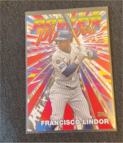 2025 Topps Celebration #PP-11 Francisco Lindor Power Players — front