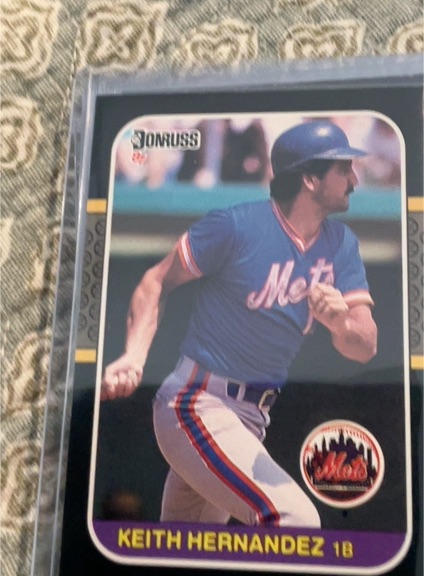 1987 Donruss #76 Keith Hernandez — front
