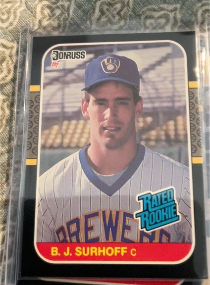1987 Donruss #28 B.J. Surhoff — front