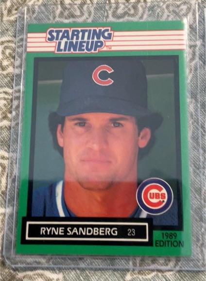 1989 Starting Lineup #23 Ryne Sandberg — front