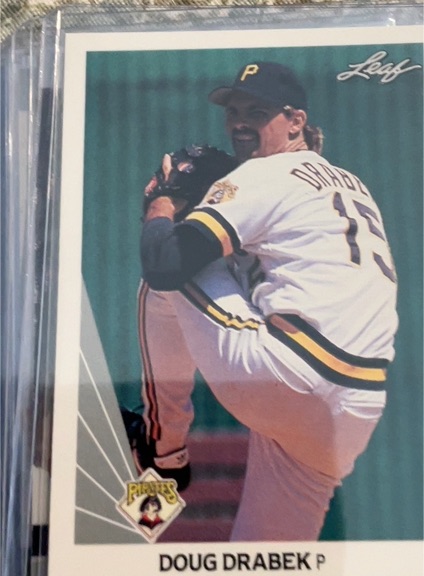 1990 Leaf #296 Doug Drabek — front