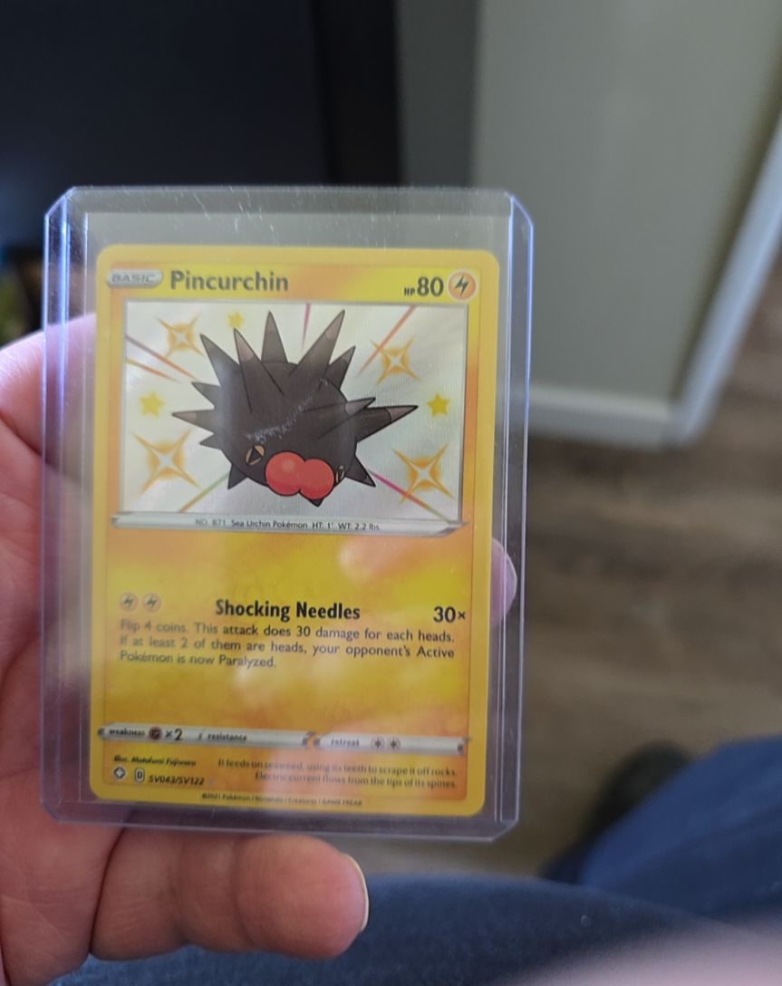 2021 Pokémon Shining Fates #SV043 Pincurchin — front