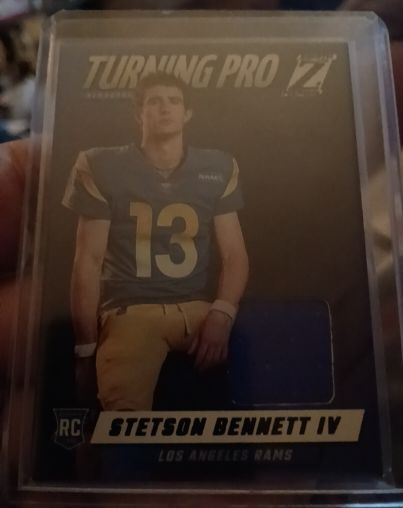 2023 Panini Zenith Turning Pro #TPM-SBN Stetson Bennett IV — front