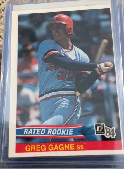 1984 Donruss #39 Greg Gagne — front