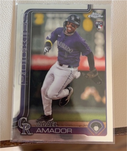 2025 Topps Chrome #255 Adael Amador — front