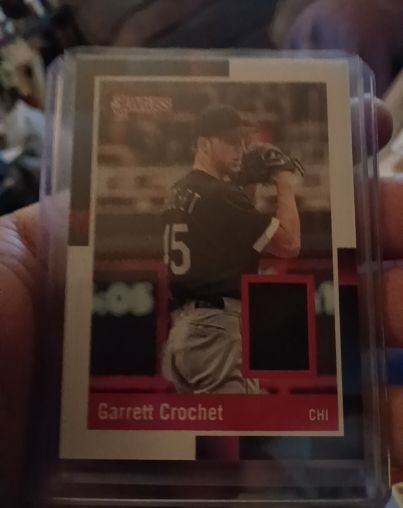 2022 Panini Donruss Retro 1988 Materials #R88M-GC Garrett Crochet — front