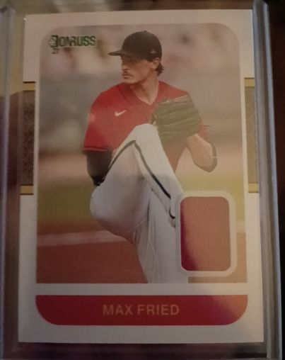2021 Panini Donruss #1761 Max Fried — front