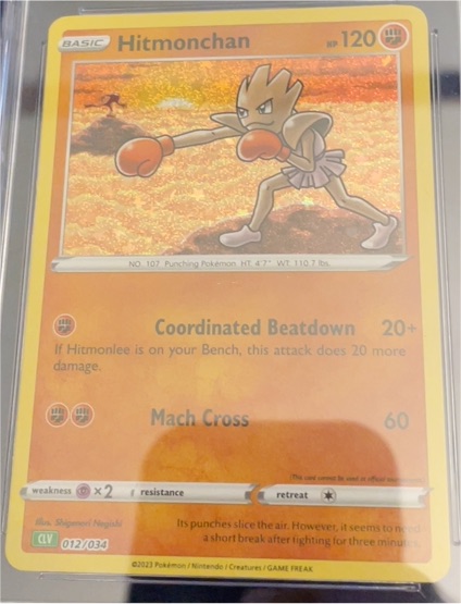 2023 Pokémon TCG Classic Collection #012 Hitmonchan — front