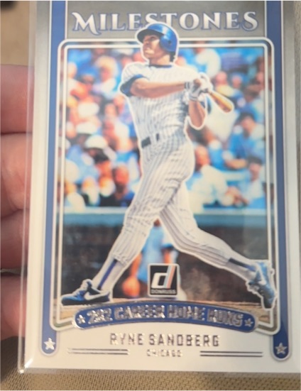 2025 Donruss #17 Ryne Sandberg Milestones — front