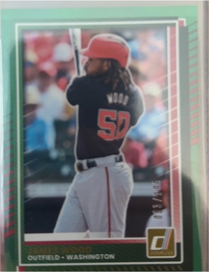 2025 Donruss #41 James Wood — front