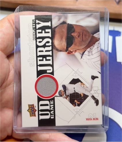 2010 Upper Deck UD Game Jersey #TT Derek Jeter — front
