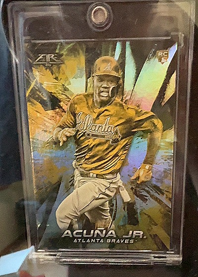 2018 Topps Fire #109 Ronald Acuna Jr. — front