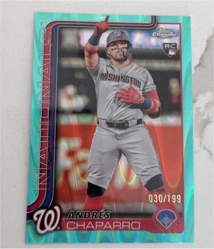 2025 Topps Chrome #030 Andrés Chaparro — front