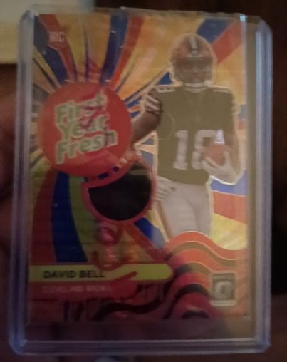 2022 Donruss Optic First Year Fresh Patch #FYF-DB David Bell — front