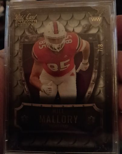 2023 Wild Card National Weekend Warrior #WWN-85 Will Mallory — front