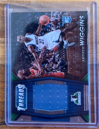 2020-21 Panini Prizm Sensational Swatches #SSW-AW Andrew Wiggins — front