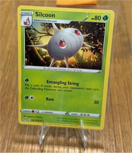 2022 Pokémon TCG Lost Origin #007 Silcoon — front