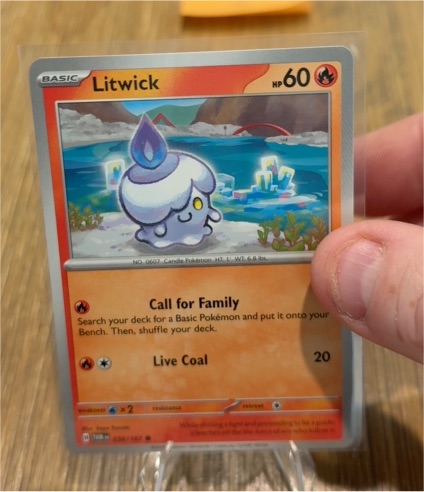 2024 Pokémon SV06 Twilight Masquerade #036 Litwick — front