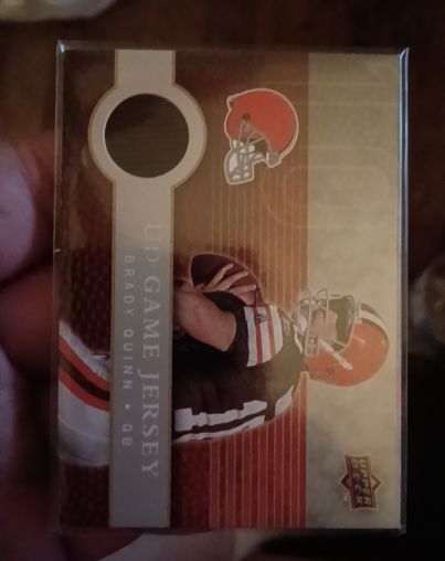 2008 Upper Deck First Edition #FGJ-BQ Brady Quinn — front