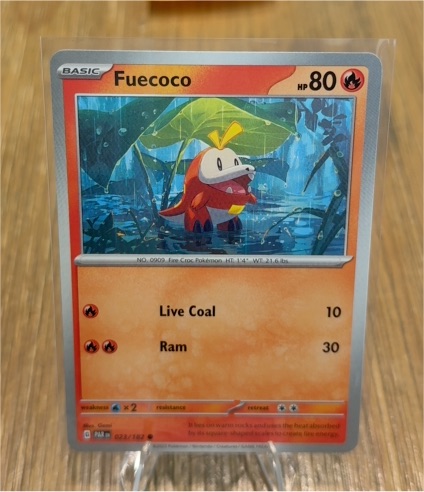 2023 Pokémon Scarlet & Violet Paradox Rift #23 Fuecoco — front