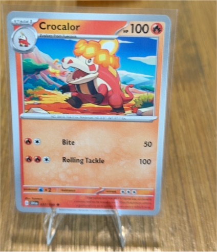 2023 Pokémon Scarlet & Violet #037 Crocalor — front