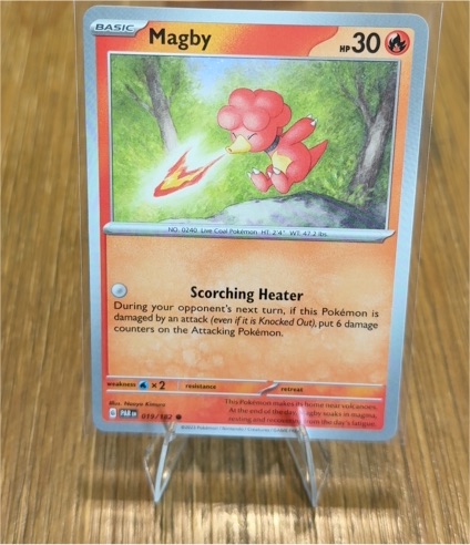 2023 Pokémon SV04: Paradox Rift #019 Magby — front