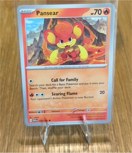 2023 Pokémon Scarlet & Violet SV04: Paradox Rift #020 Pansear — front