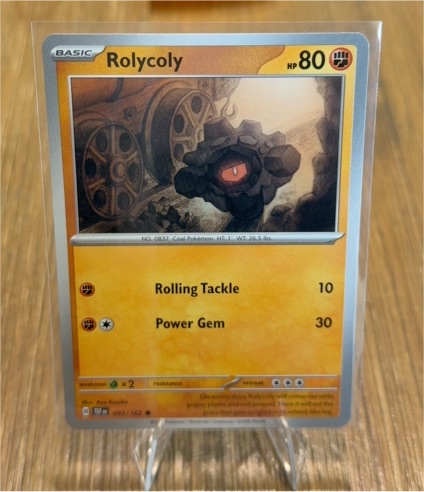 2024 Pokemon TCG Scarlet & Violet Temporal Forces #093 Rolycoly — front