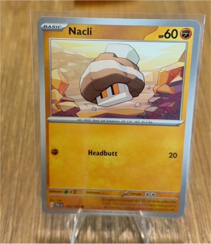 2023 Pokémon TCG Paldea Evolved #120 Nacli — front