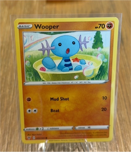 2020 Pokémon TCG Vivid Voltage #83 Wooper — front