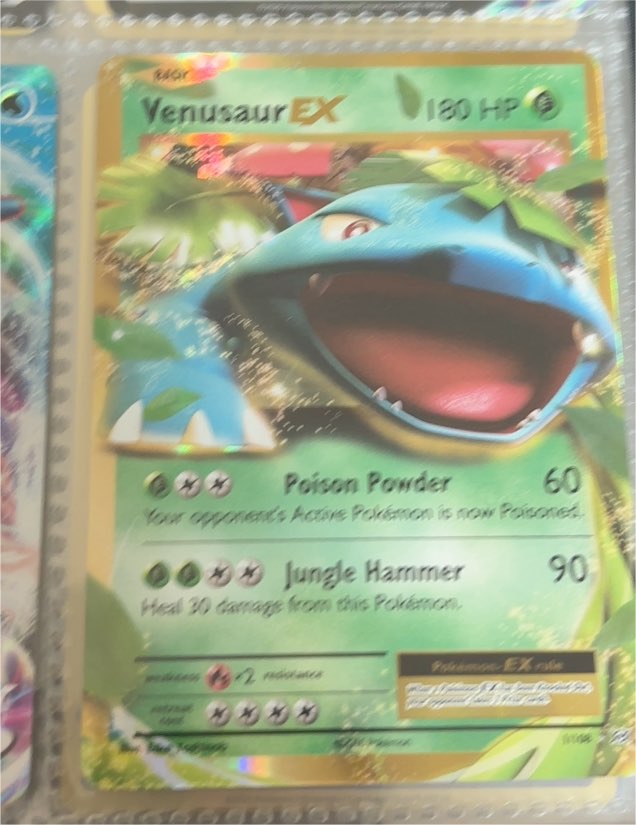 2016 Pokémon XY Evolutions #1 Venusaur EX — front