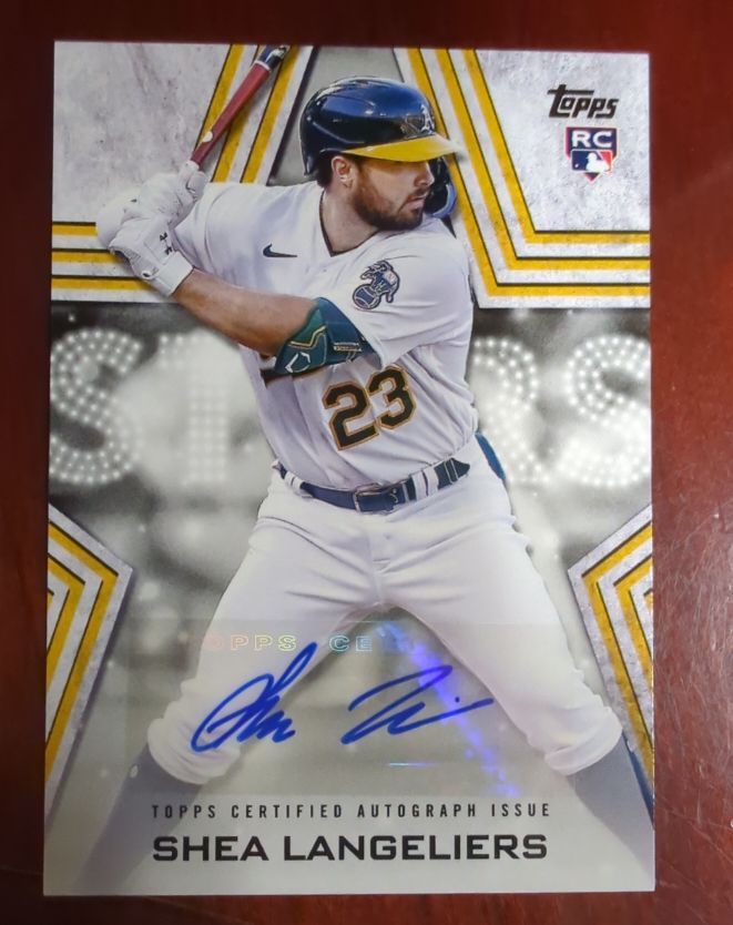 2023 Topps Series 1 Baseball Stars Rookie Auto #BSA-SL Shea Langeliers — front