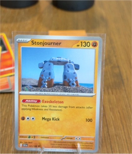 2023 Pokémon TCG Scarlet & Violet #121 Stonjourner — front